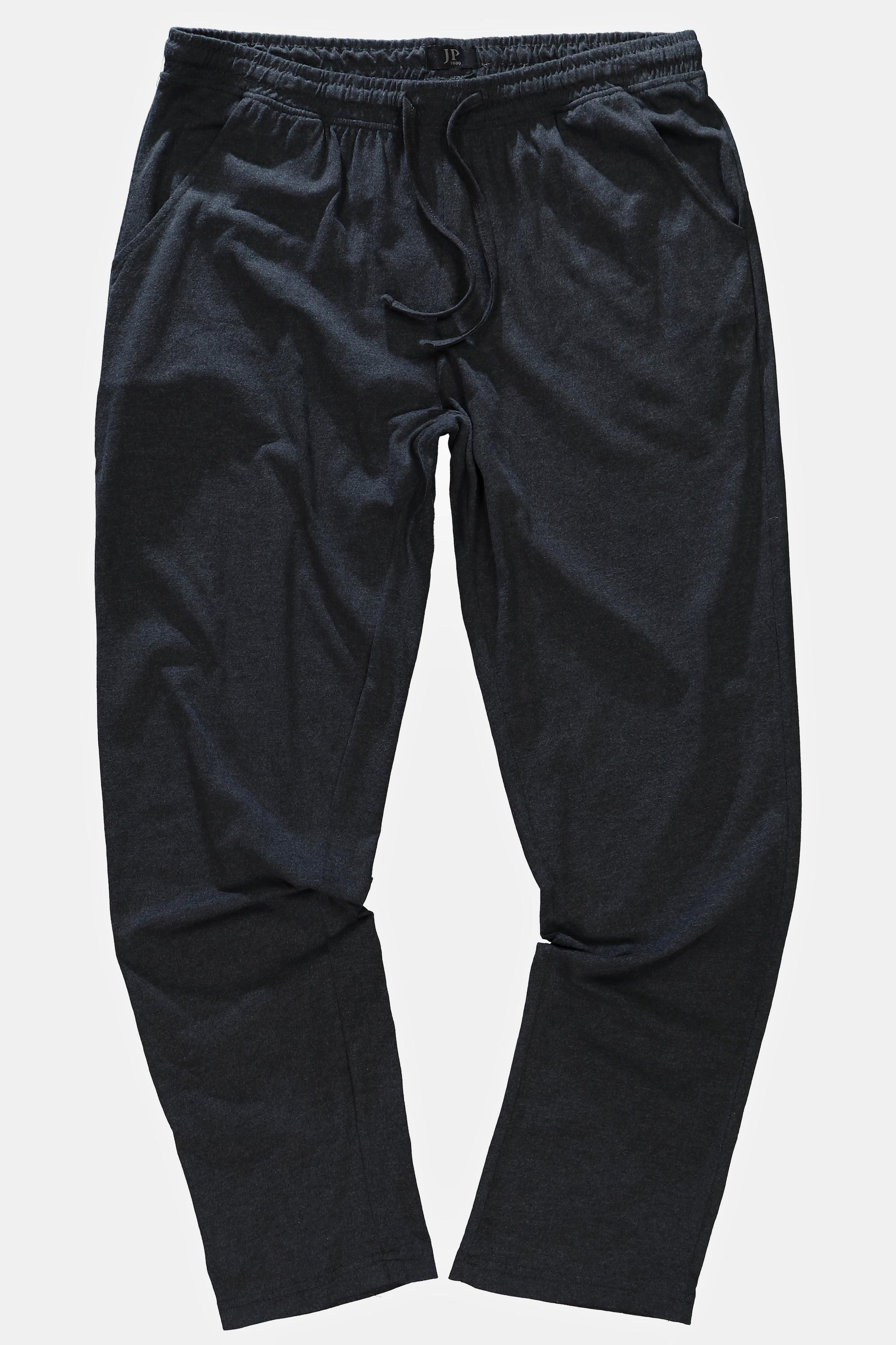 JP1880  Pantalon de pyjama Homewear à taille élastique anthracite 