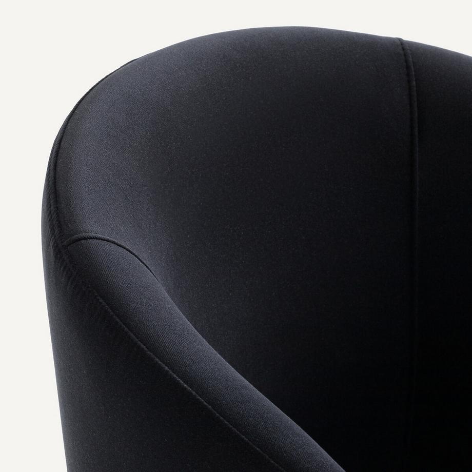 AM.PM Tischsessel aus Metall und Samt  