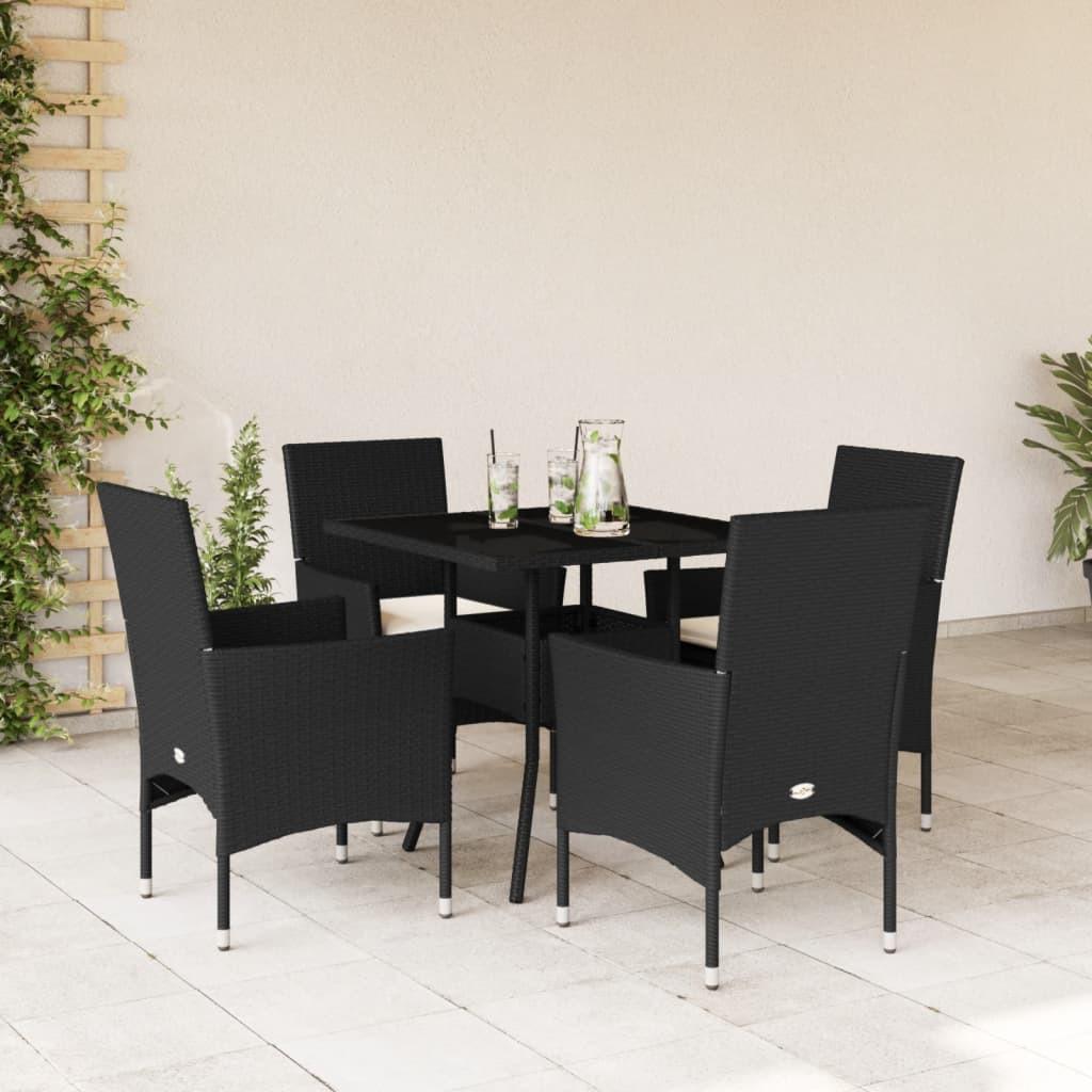 VidaXL set da pranzo da giardino Polirattan  