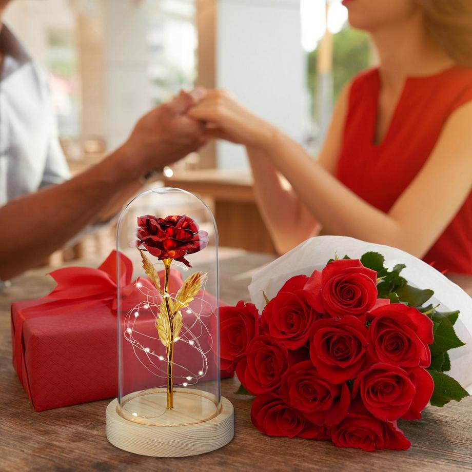 B2X  Ewige Rose im Glas 