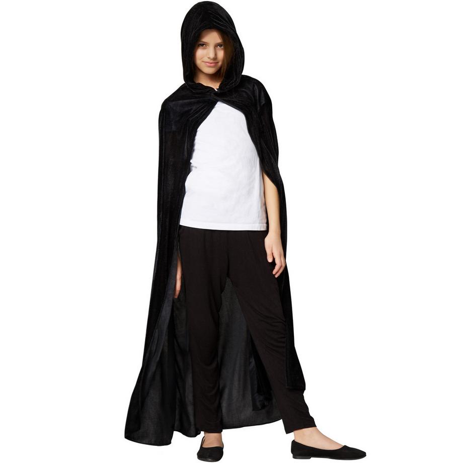 Tectake  Mistico mantello in velluto nero 