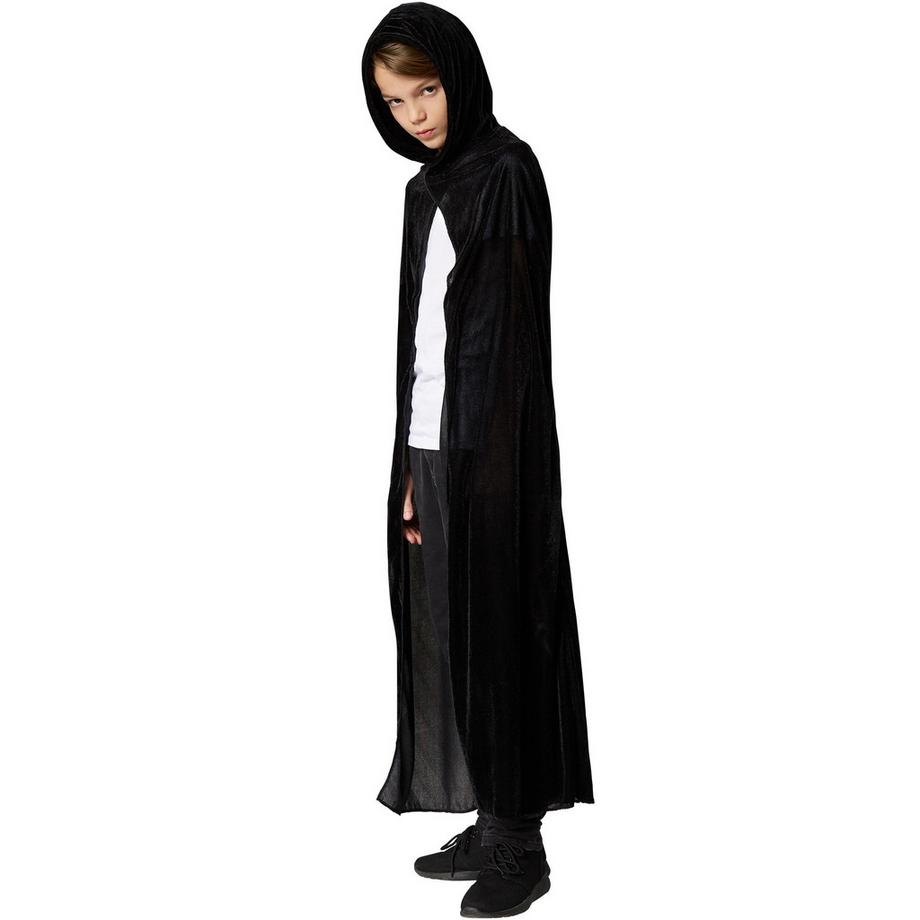 Tectake  Cape mystique en velours noir 