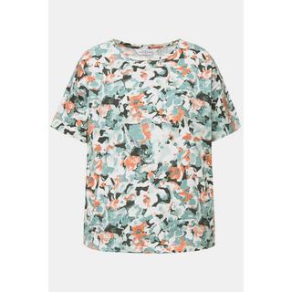 Studio Untold  T-Shirt, Rundhals, Aquarell Flower Print 