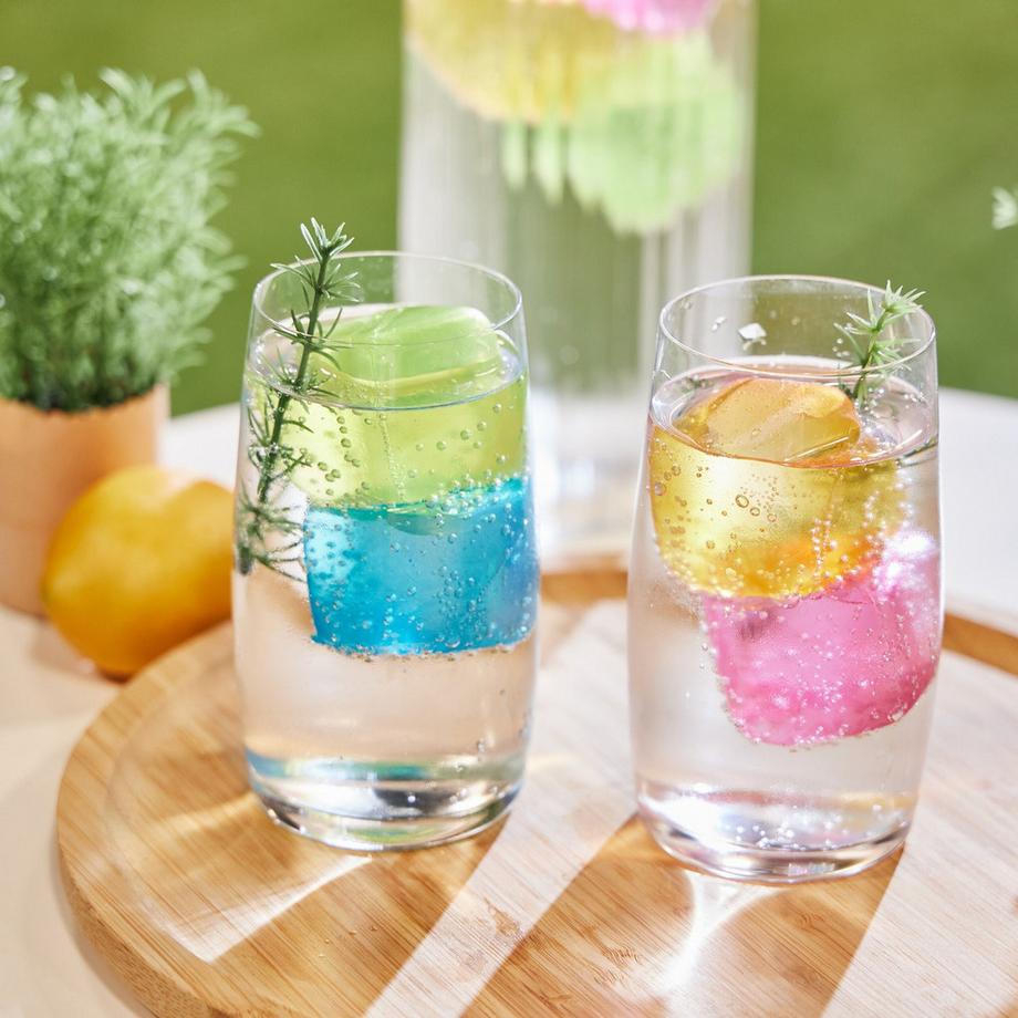 B2X Set mit 36 ​​wiederverwendbaren Eiswürfeln  