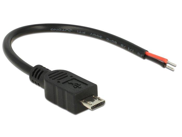 DeLock  82697 cavo USB 0,1 m USB 2.0 Micro-USB B Nero 