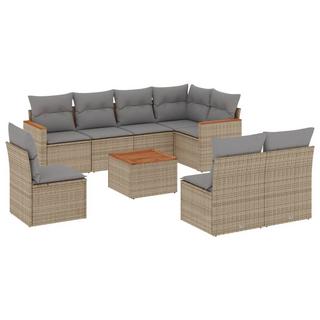 VidaXL Garten sofagarnitur poly-rattan  