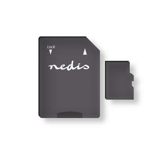 Nedis  Speicherkarte | microSDHC | 32 GB | Schreibgeschwindigkeit: 90 MB/s | Lesegeschwindigkeit: 45 MB/s | UHS-I | Inklusive SD-Adapter 