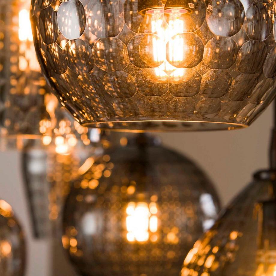 mutoni Suspension 4+3 hexagone mix gris  