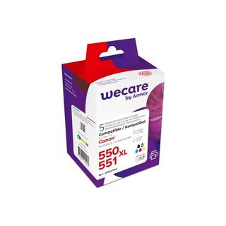 wecare  WECARE Multi rebuilt 550/551 BKCMY PGI550/CLI551WE z.Canon PIXMA MG5450 22(4x11ml 