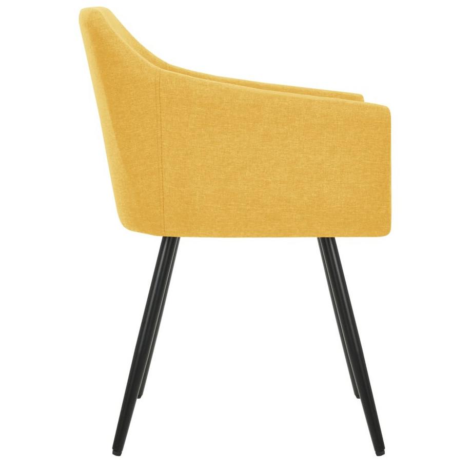 VidaXL Chaise de salle à manger tissu  