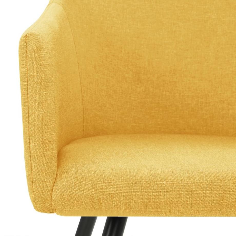 VidaXL Chaise de salle à manger tissu  