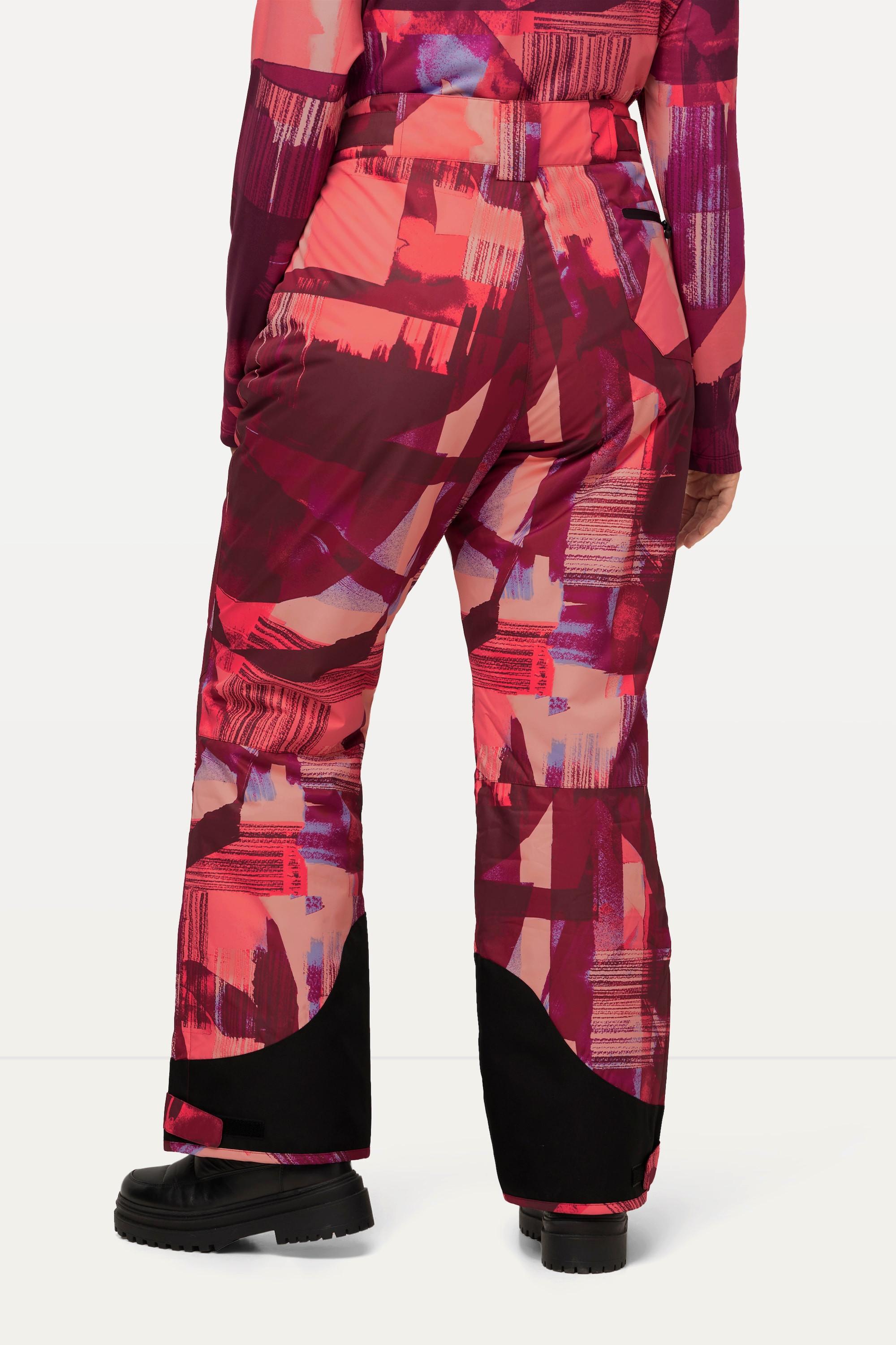 Ulla Popken Pantalon de ski imperméable fermeture à scratch et jupe pare-neige  