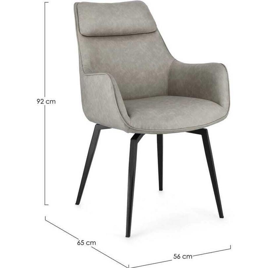 mutoni Poltrona Lawrence tortora  