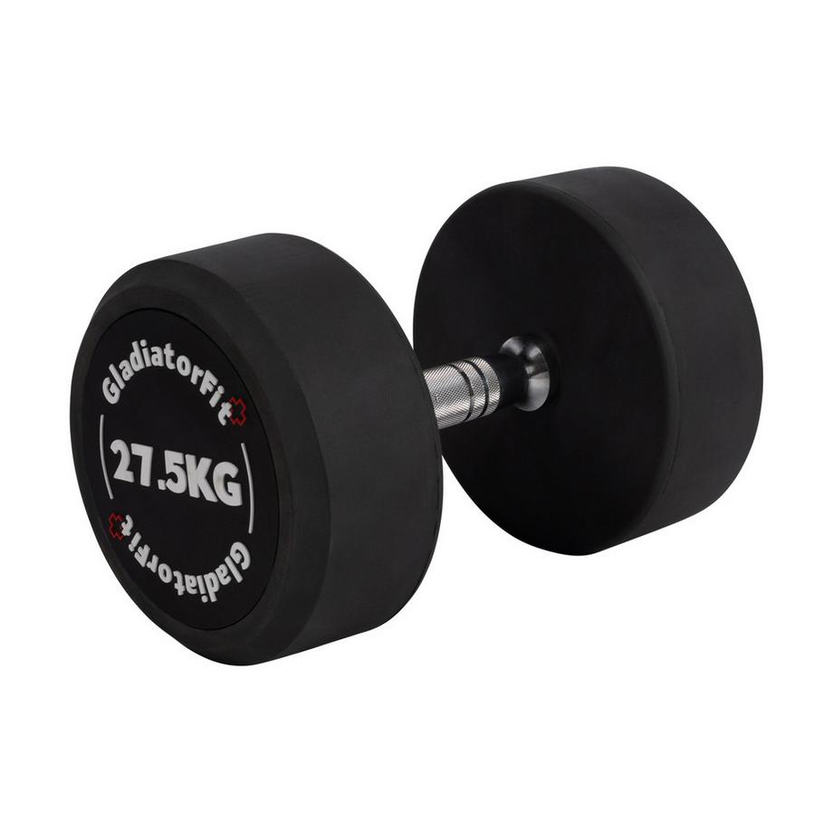 GladiatorFit  Haltère rond en caoutchouc GladiatorFit 