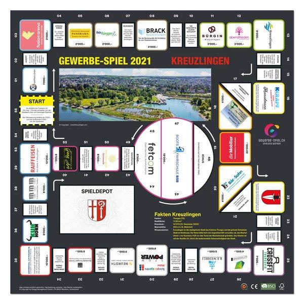 GEWERBE-SPIEL  Brettspiel KREUZLINGEN (Deutsch) 