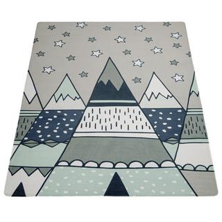 Paco Home Kinderteppich Teppich Kinderzimmer Stern Zelt Tipi  