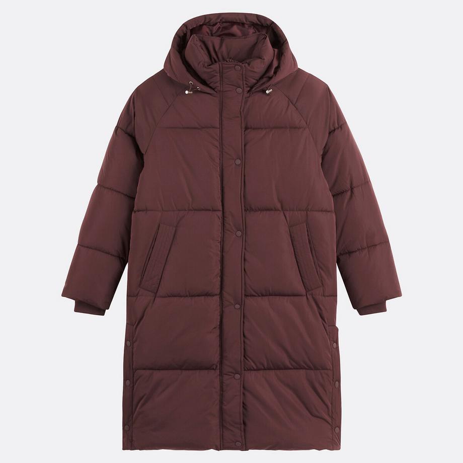 La Redoute Collections Doudoune longue à capuche  