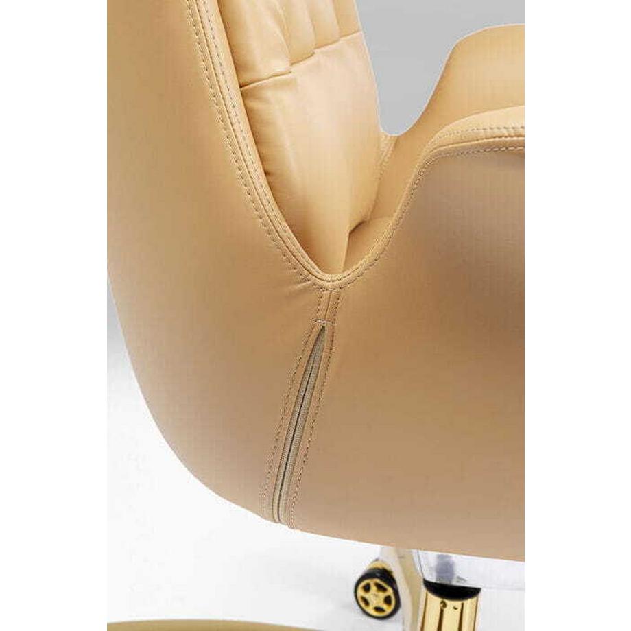 mutoni Sedia girevole da ufficio Brady in ottone  