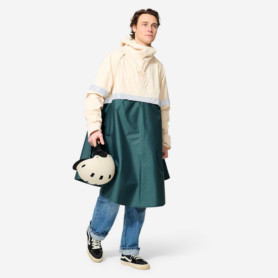 BTWIN  Poncho vélo ville imperméable polyester 