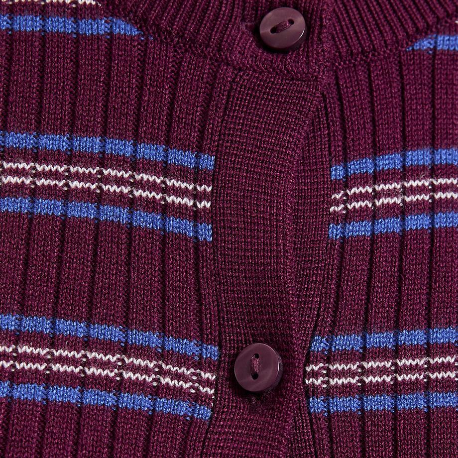 La Redoute Collections Cardigan rayé manches 3/4  