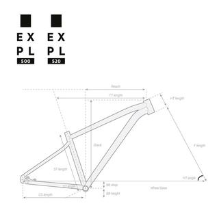 ROCKRIDER  Mountainbike - EXPLORE 500 