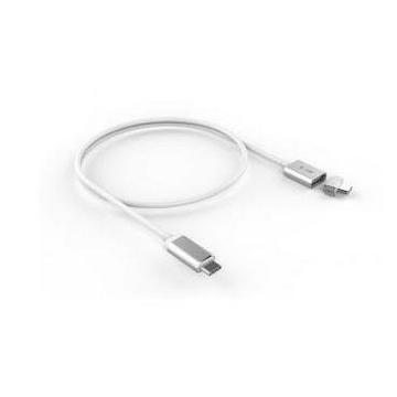 17463 câble USB 3 m USB C Argent