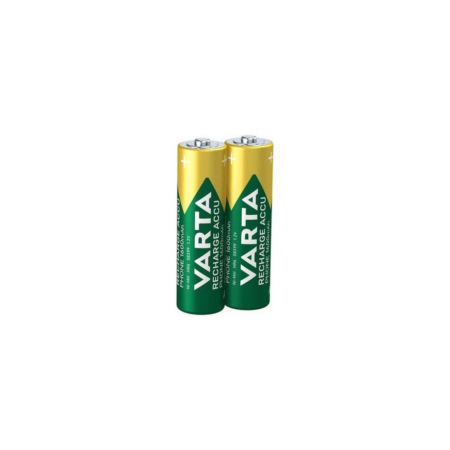 Nedis  Wiederaufladbare Ni-MH-Akkus AA | 1,2 V DC | 1600 mAh | 2-Blisterkarten 