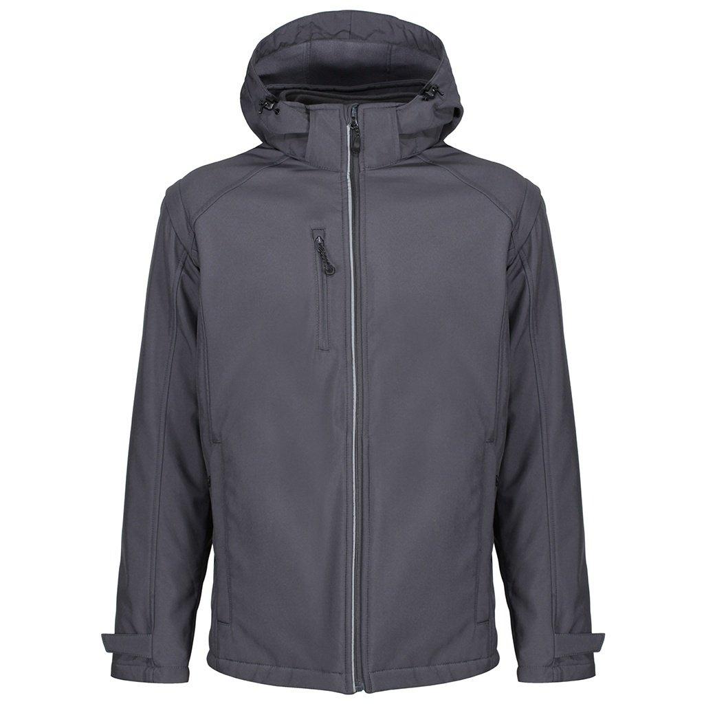 Image of Erasmus 4 In 1 Softshelljacke Herren Grau XXL