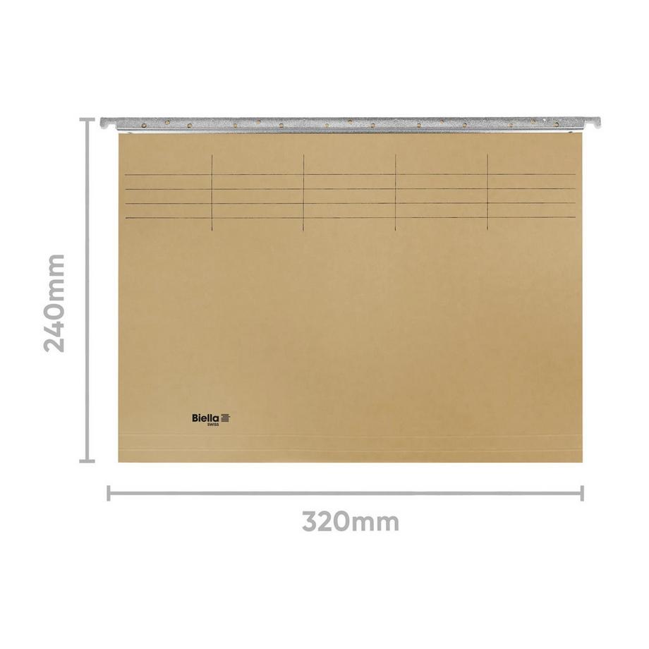 Biella Hängemappe Original, A4, 24 cm - x 50  