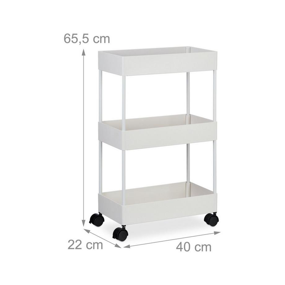 Northix Carrello 3 livelli  