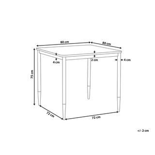 Beliani Esstisch aus MDF-Platte Modern SHALFORD  