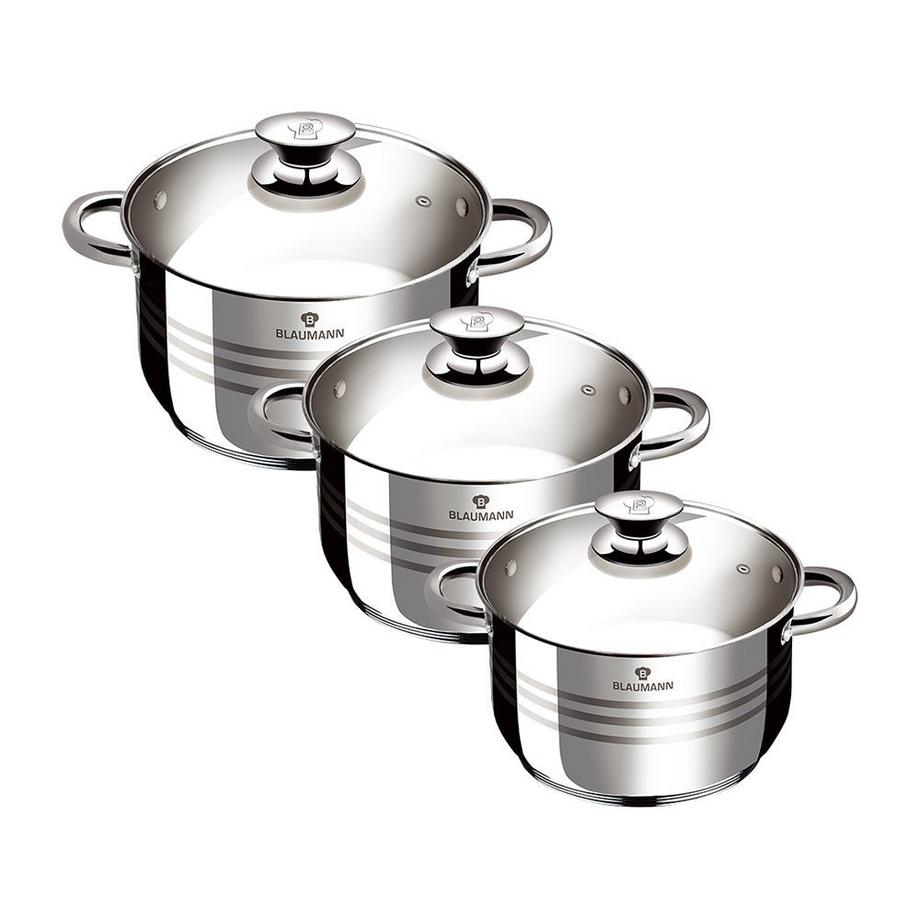 Blaumann Kochgeschirr-Set 6-teiliges Gourmet Line  