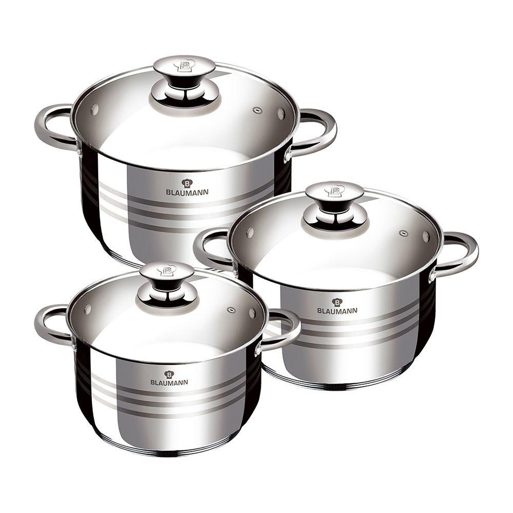Blaumann Kochgeschirr-Set 6-teiliges Gourmet Line  