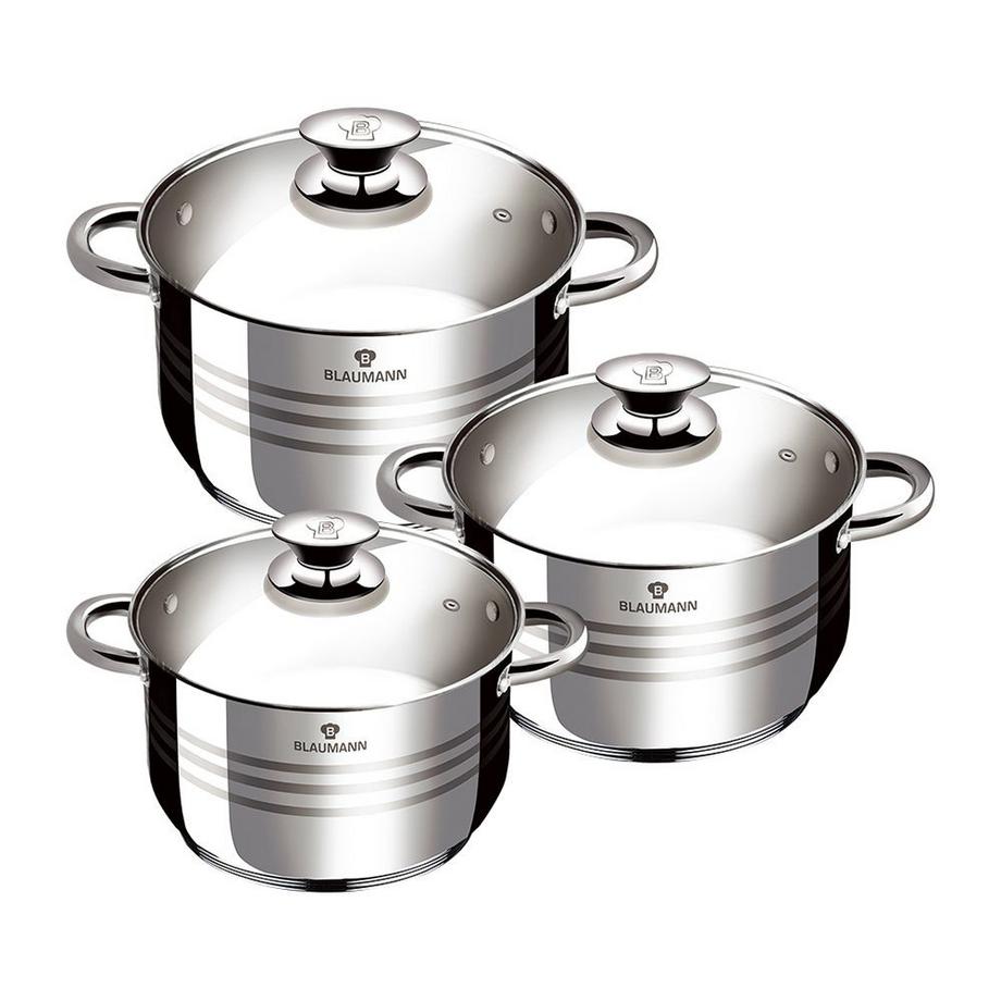 Blaumann Kochgeschirr-Set 6-teiliges Gourmet Line  