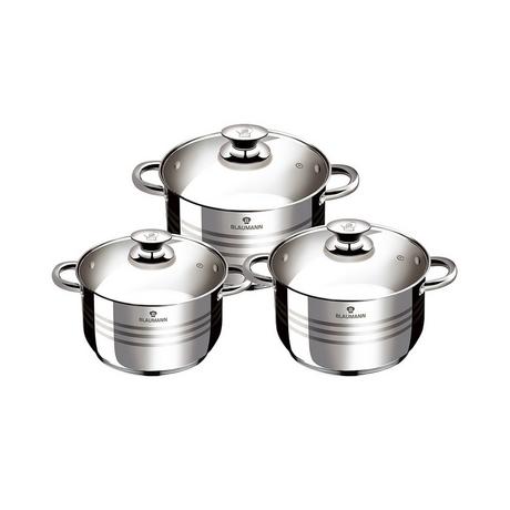 Blaumann Kochgeschirr-Set 6-teiliges Gourmet Line  
