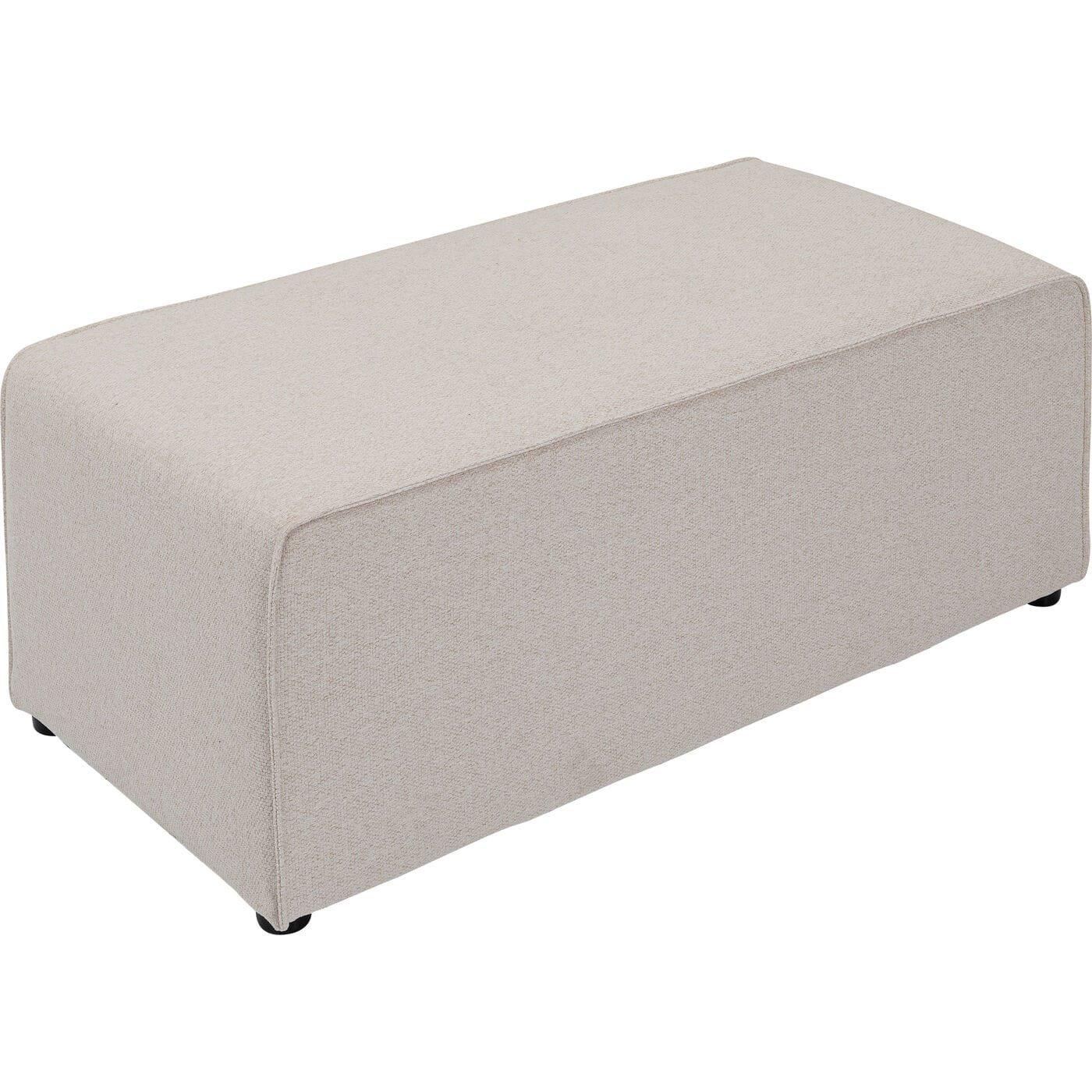 KARE Design Infinity Hocker Elements creme 50x100  