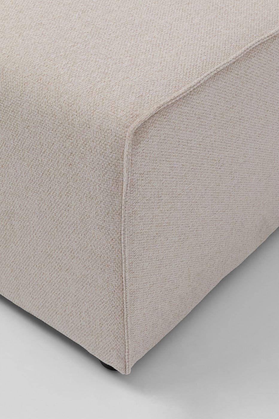 KARE Design Infinity Hocker Elements creme 50x100  