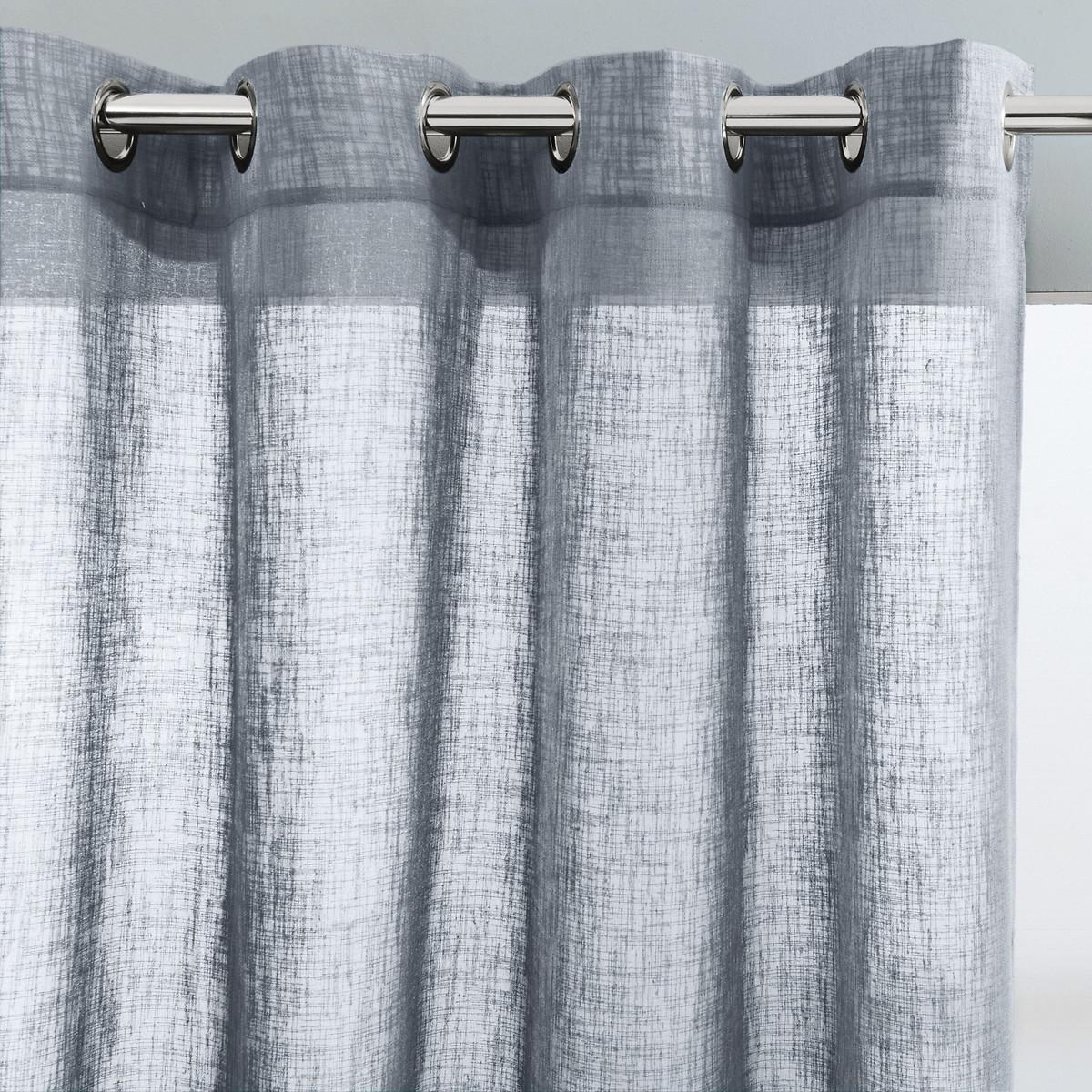 Image of Vorhang Nyong Mit Ösen Unisex Blau 140 x 250 cm