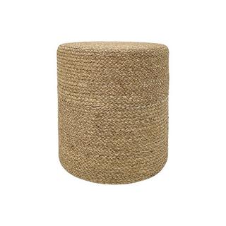 Vente-unique Hocker rund - Rattan - Holzfarben hell - CALDERA  