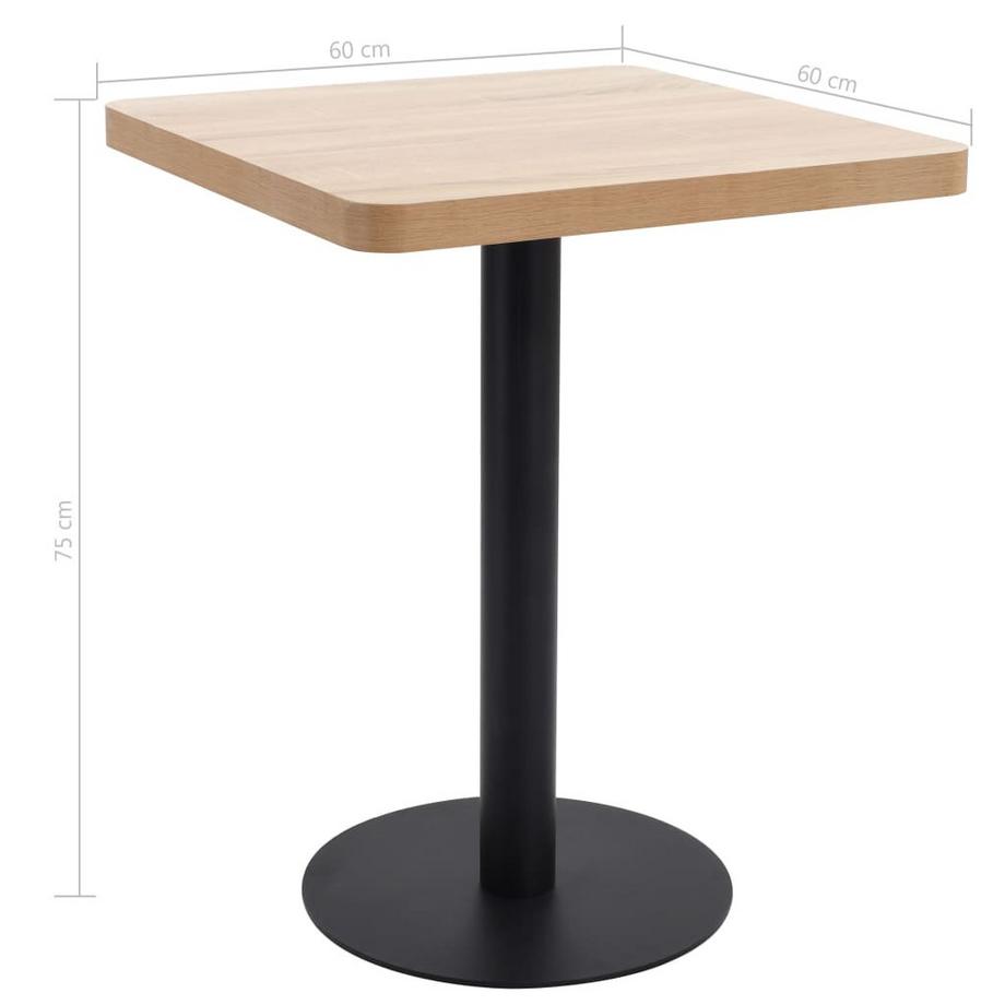 VidaXL Bistrotisch mdf  