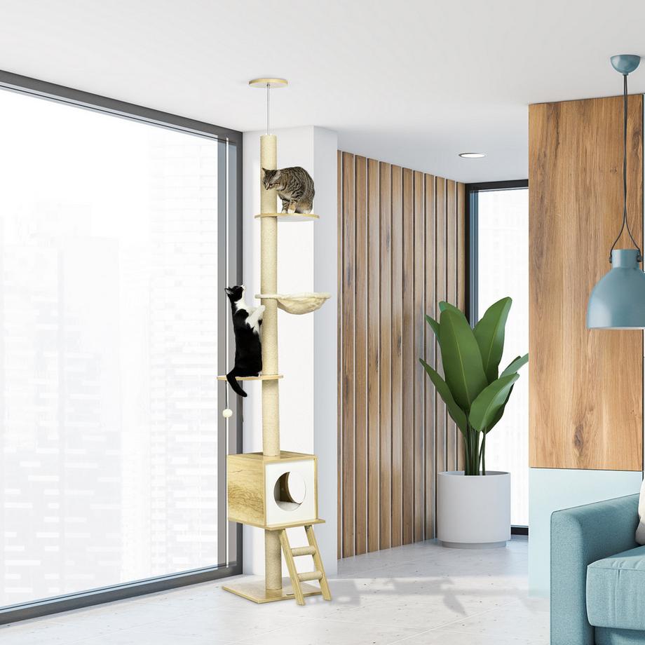 PawHut  Arbre à gratter 