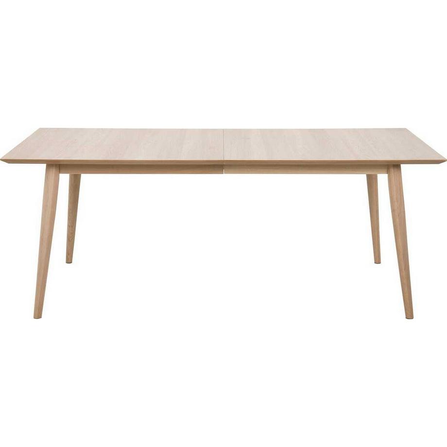 Tavolo da pranzo Stavanger bianco pigmentato (opzionale con prolunga)