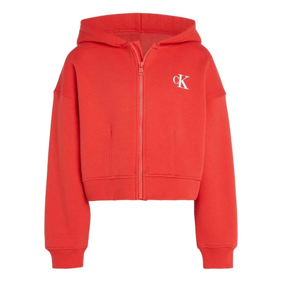 Calvin Klein  Hoodie mit durchgehendem Reißverschluss 