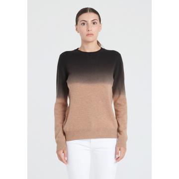 ZAYA 9 Maglione girocollo tie & dye - 100% cashmere