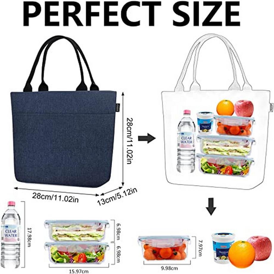 Only-bags.store Petit sac à lunch léger isotherme pliable étanche  