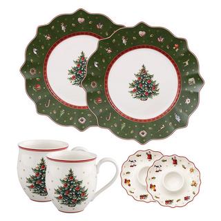 Villeroy & Boch  Set da colazione verde Albero di Natale Toy's Delight 