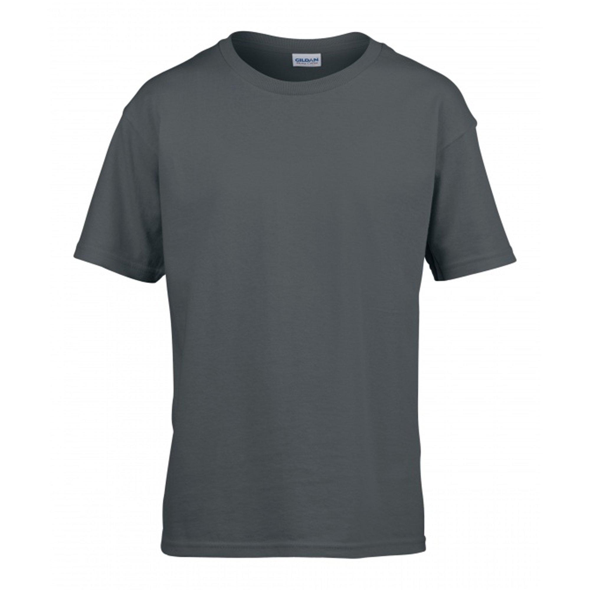 Image of Softstyle Tshirt Herren Charcoal Black M