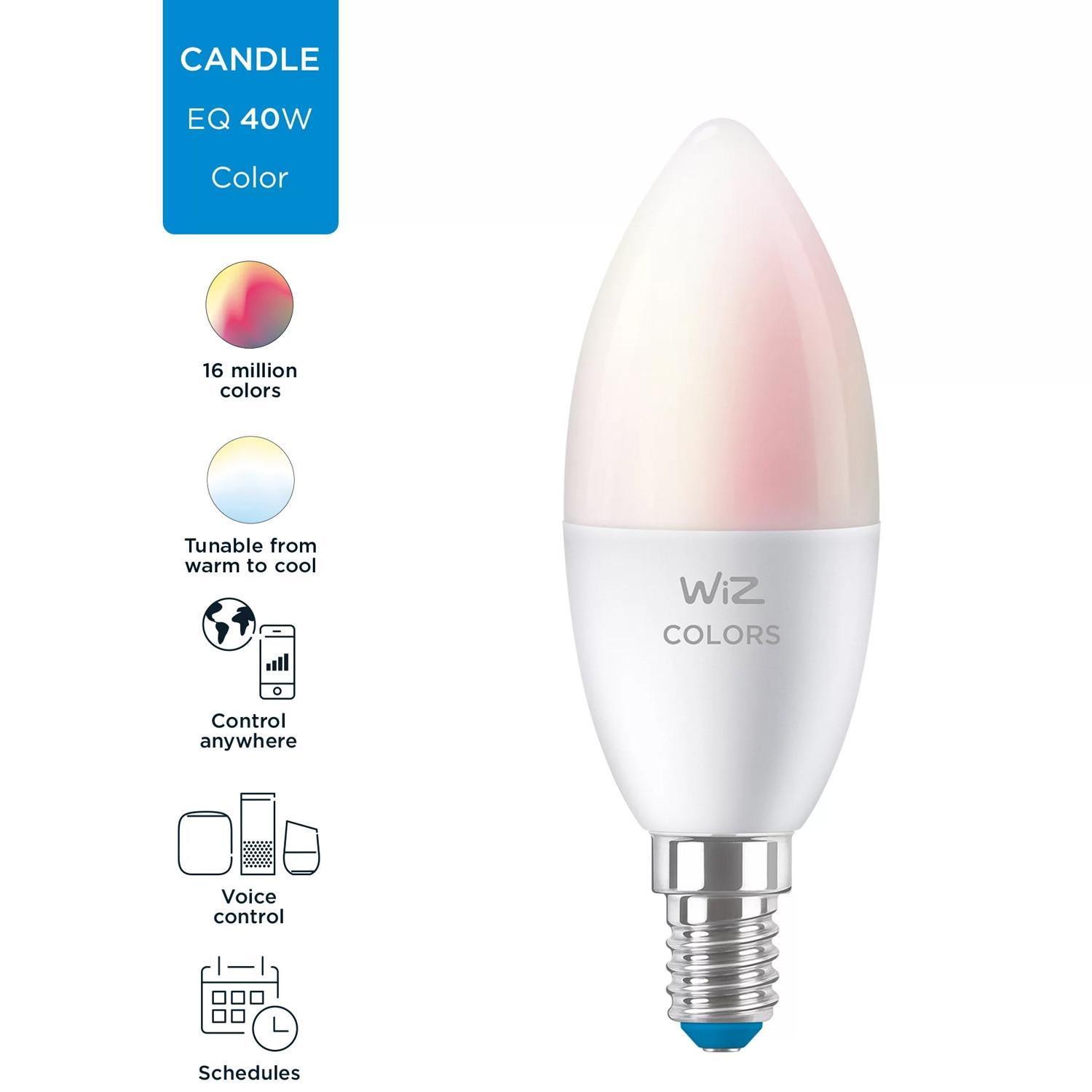 WIZ WiFi Smart LED E14 Crown 40W 470lm Farbe  