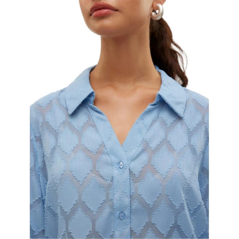 VERO MODA  Mayla Camicetta Regolare Manica Lunga 