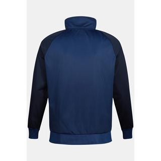 JP1880  Veste de survêtement JAY-PI, sweat, col montant bleu 